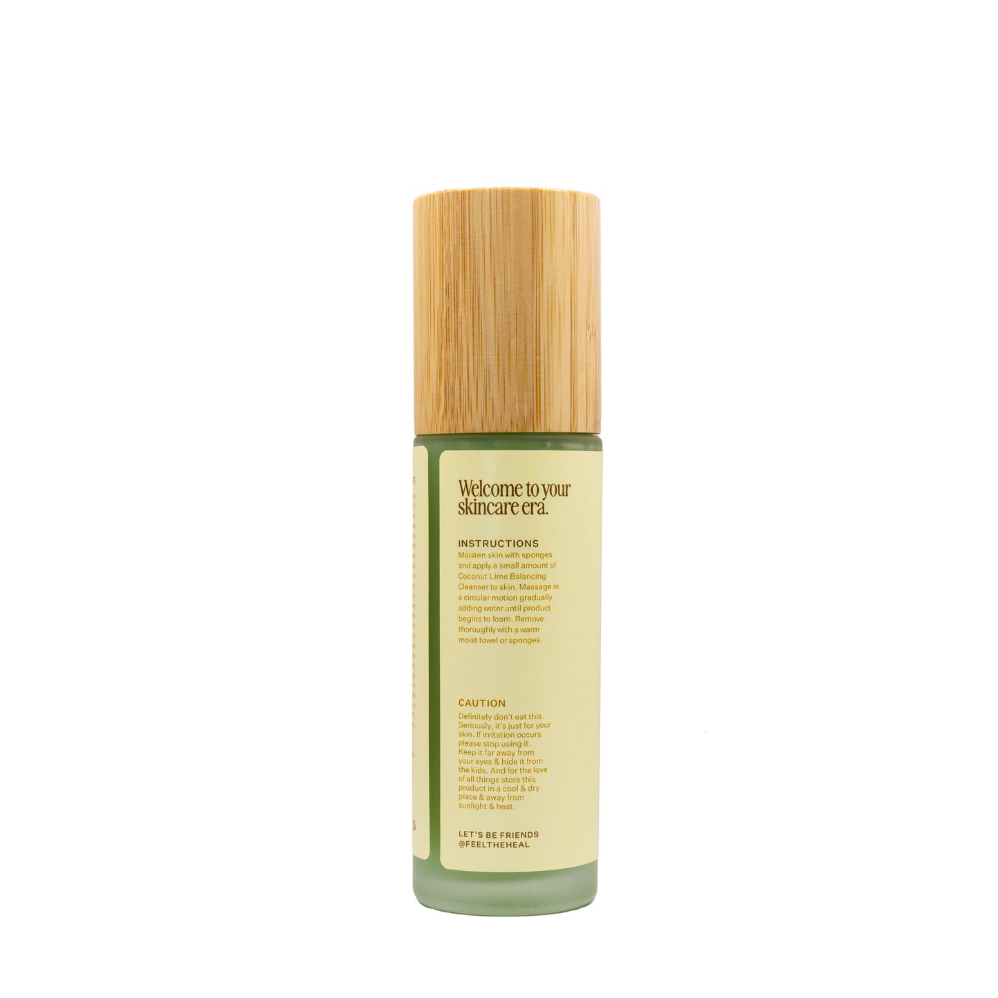 Feel the Heal Coconut Lime Gel Cleanser | Gentle Hydrating Face Wash that Removes Makeup & Balances All Skin Types