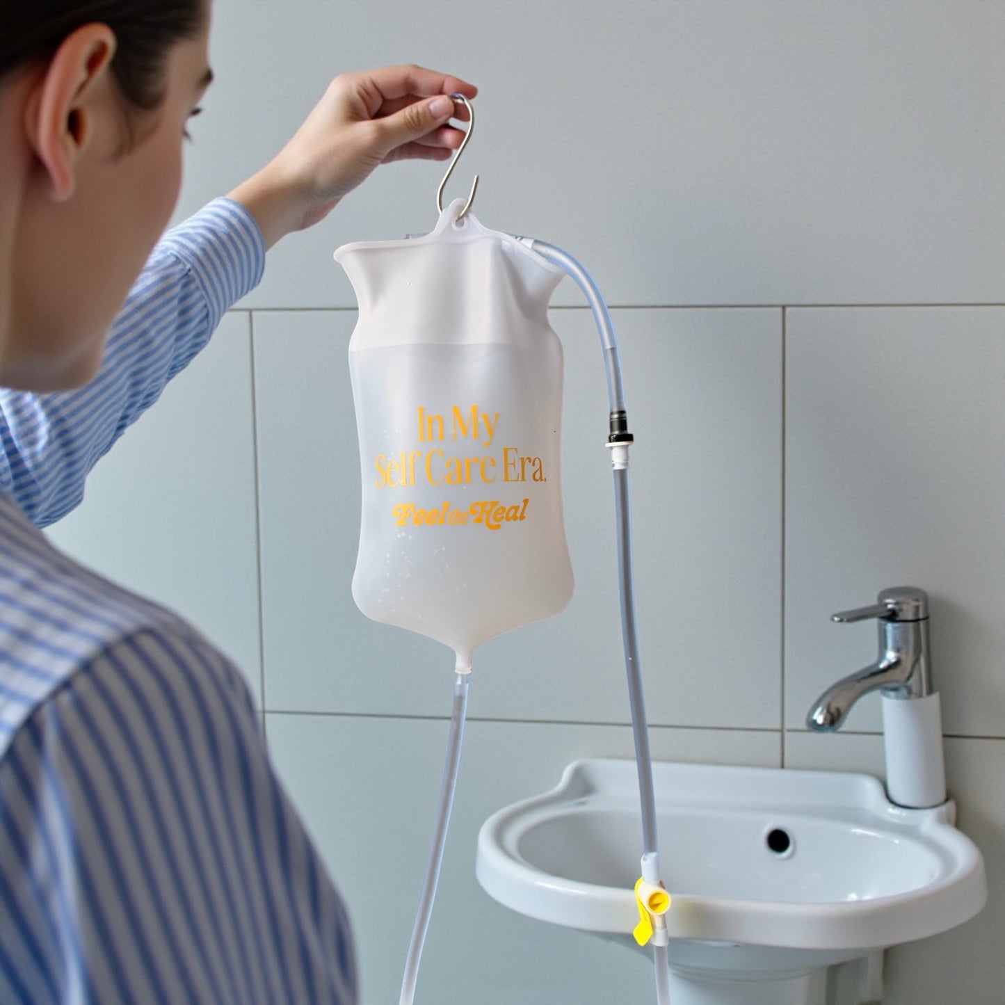 Reusable Enema Bag Kit | Coffee Enema & Colon Cleanse | BPA-Free Home Detox System