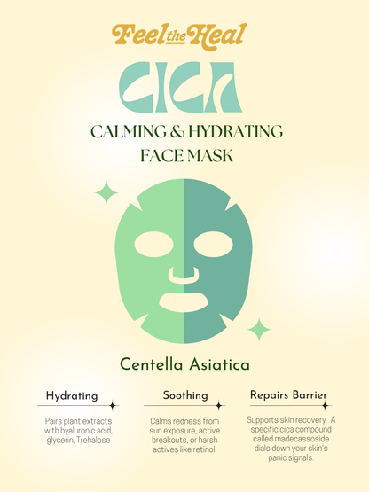 Cica Sheet Mask | Calming, Barrier Repair & Redness Relief Face Mask