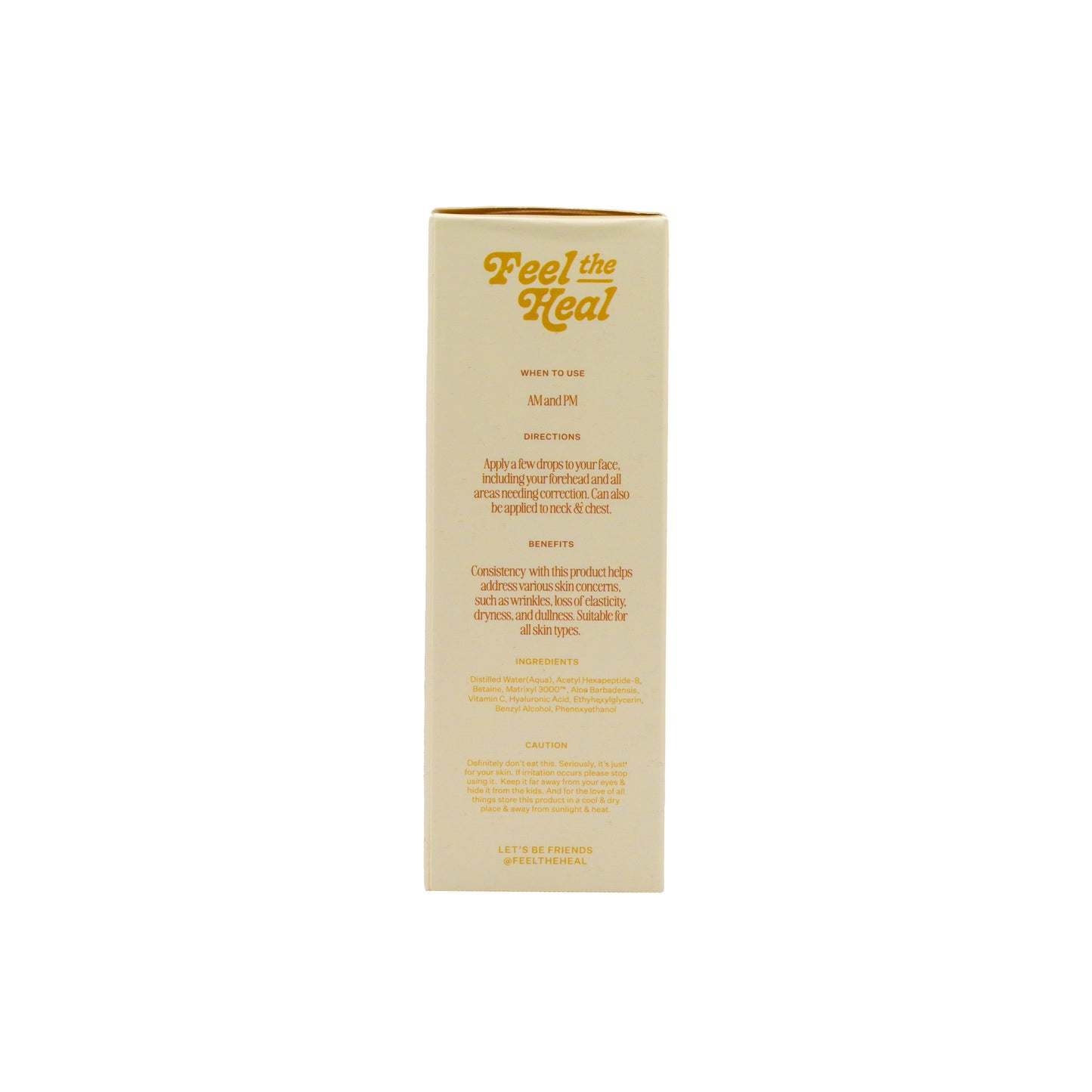 Feel the Heal Argireline Peptide Anti-Aging Face Serum | Firms, Hydrates & Reduces Fine Lines, Wrinkles & Expression Lines for All Skin Types