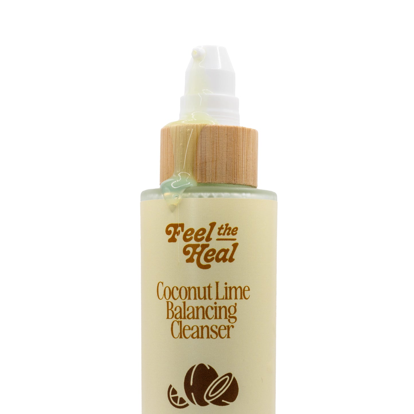 Feel the Heal Coconut Lime Gel Cleanser | Gentle Hydrating Face Wash that Removes Makeup & Balances All Skin Types
