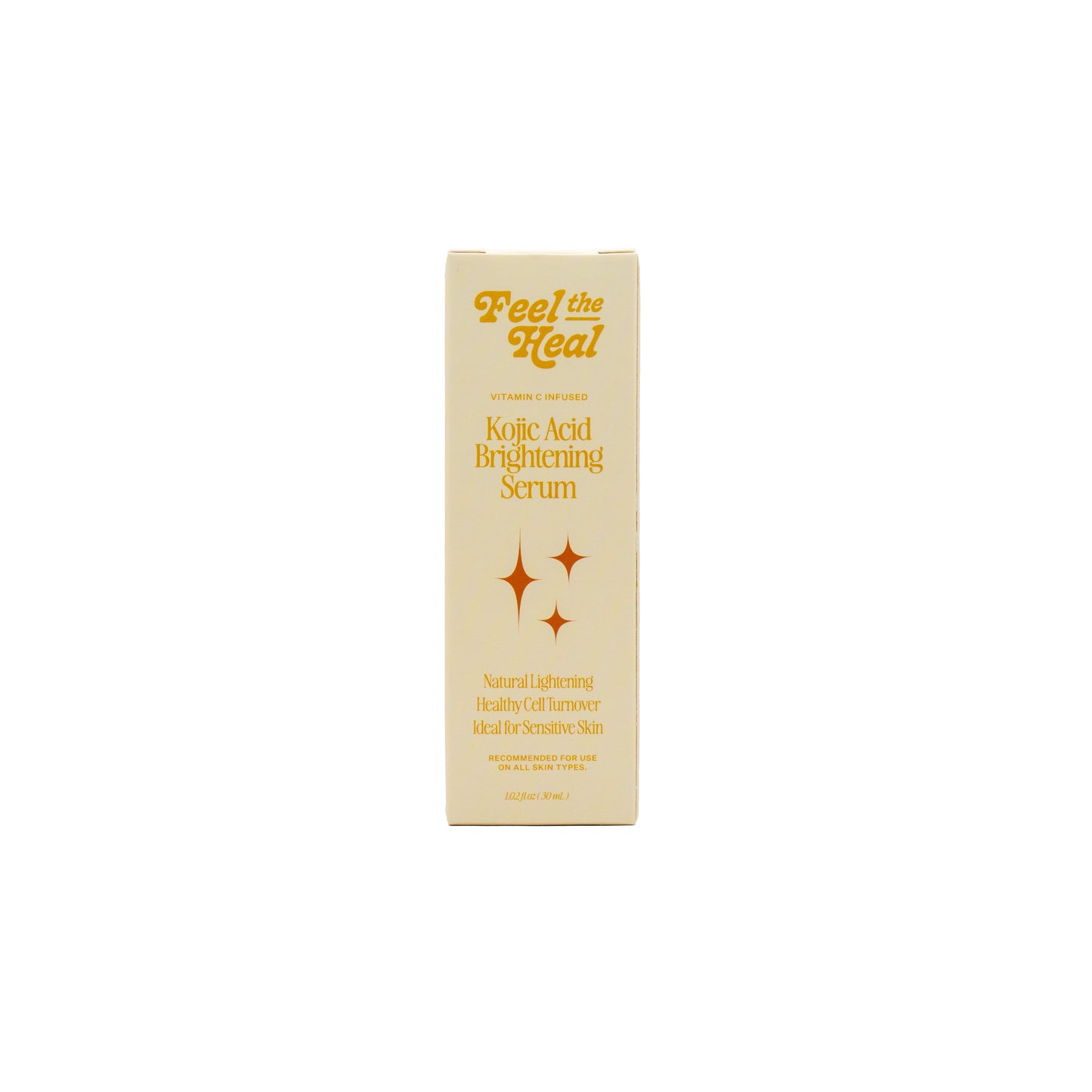 Feel the Heal Kojic Acid Brightening Face Serum | Fades Dark Spots, Hyperpigmentation & Melasma
