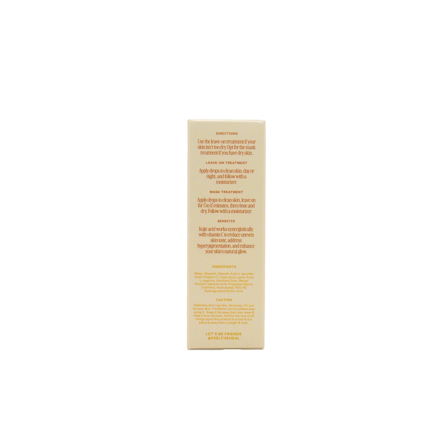 Feel the Heal Kojic Acid Brightening Face Serum | Fades Dark Spots, Hyperpigmentation & Melasma