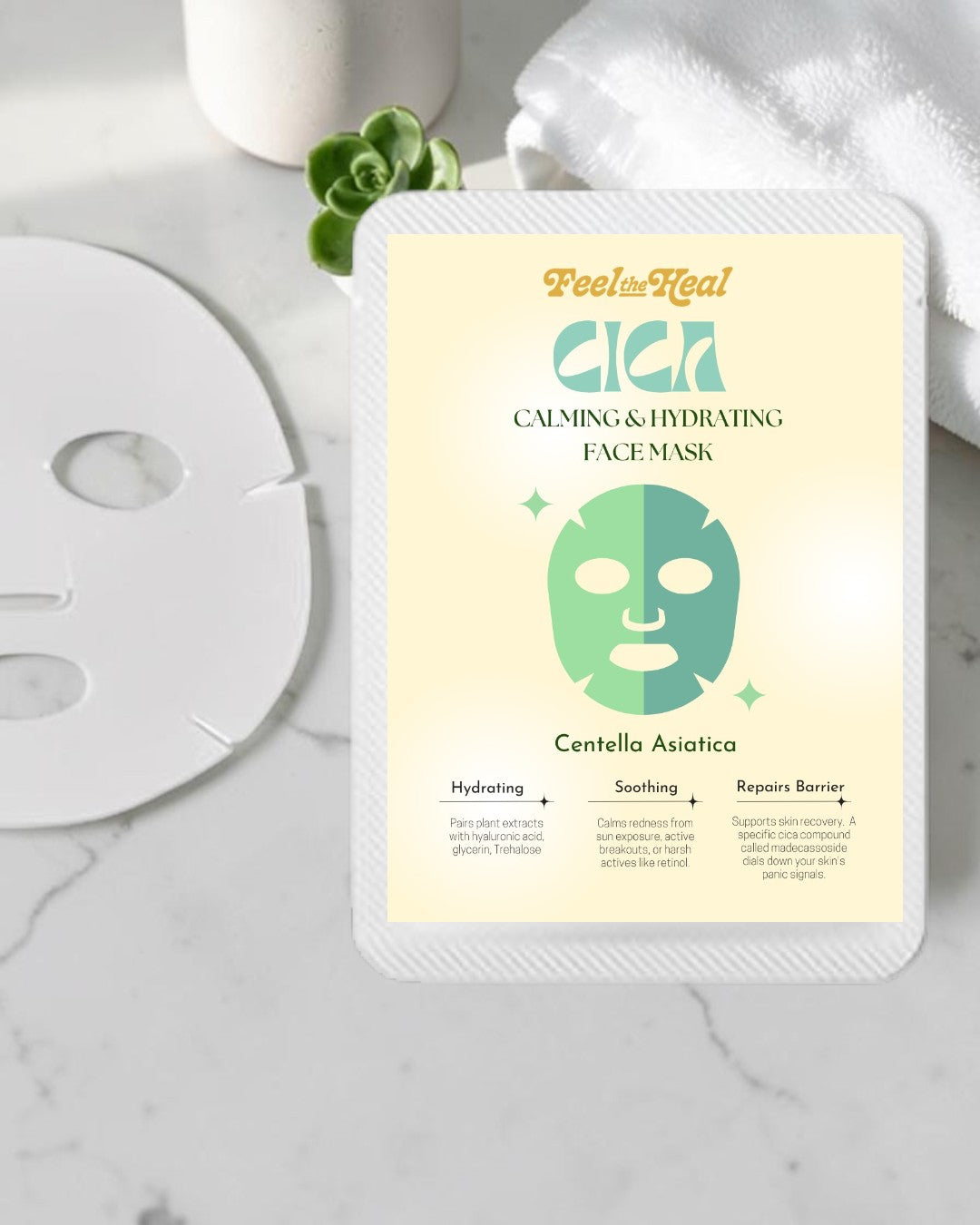 Cica Sheet Mask | Calming, Barrier Repair & Redness Relief Face Mask