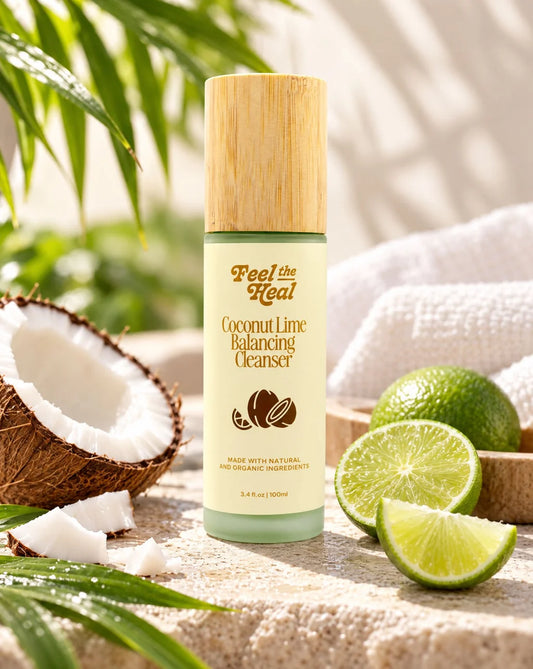 feel the heals coconut lime cleanser all natural 