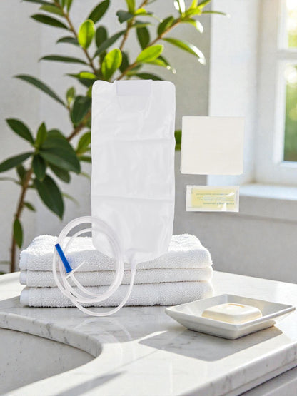 Single Use Enema Kit | Disposable Home Colon Cleanse Bag (Pack Of 3)