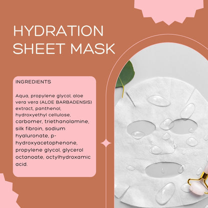 Hyaluronic Acid & B5 Sheet Mask | Hydrating & Plumping Face Treatment