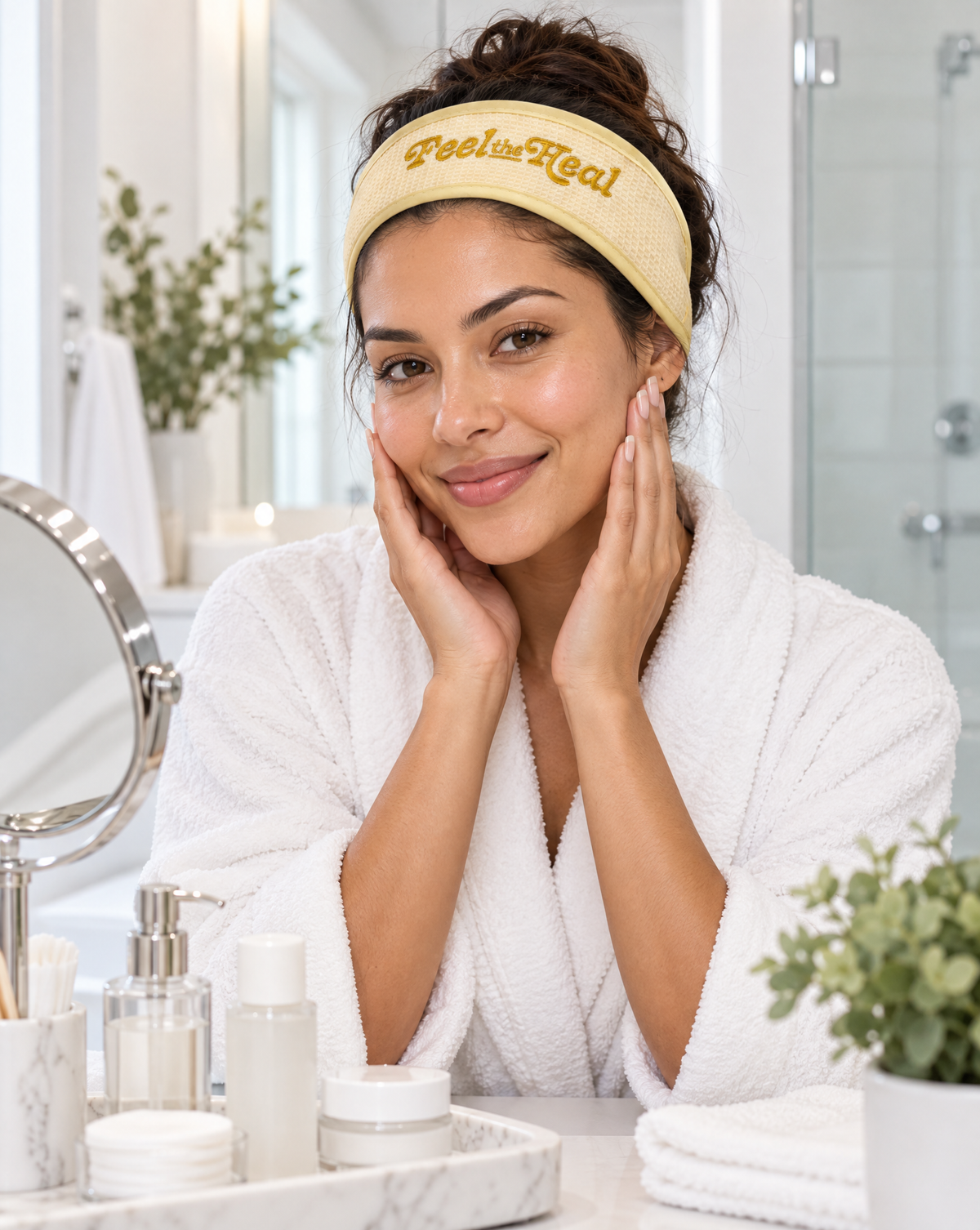 Feel the Heal Waffle Skincare Headband