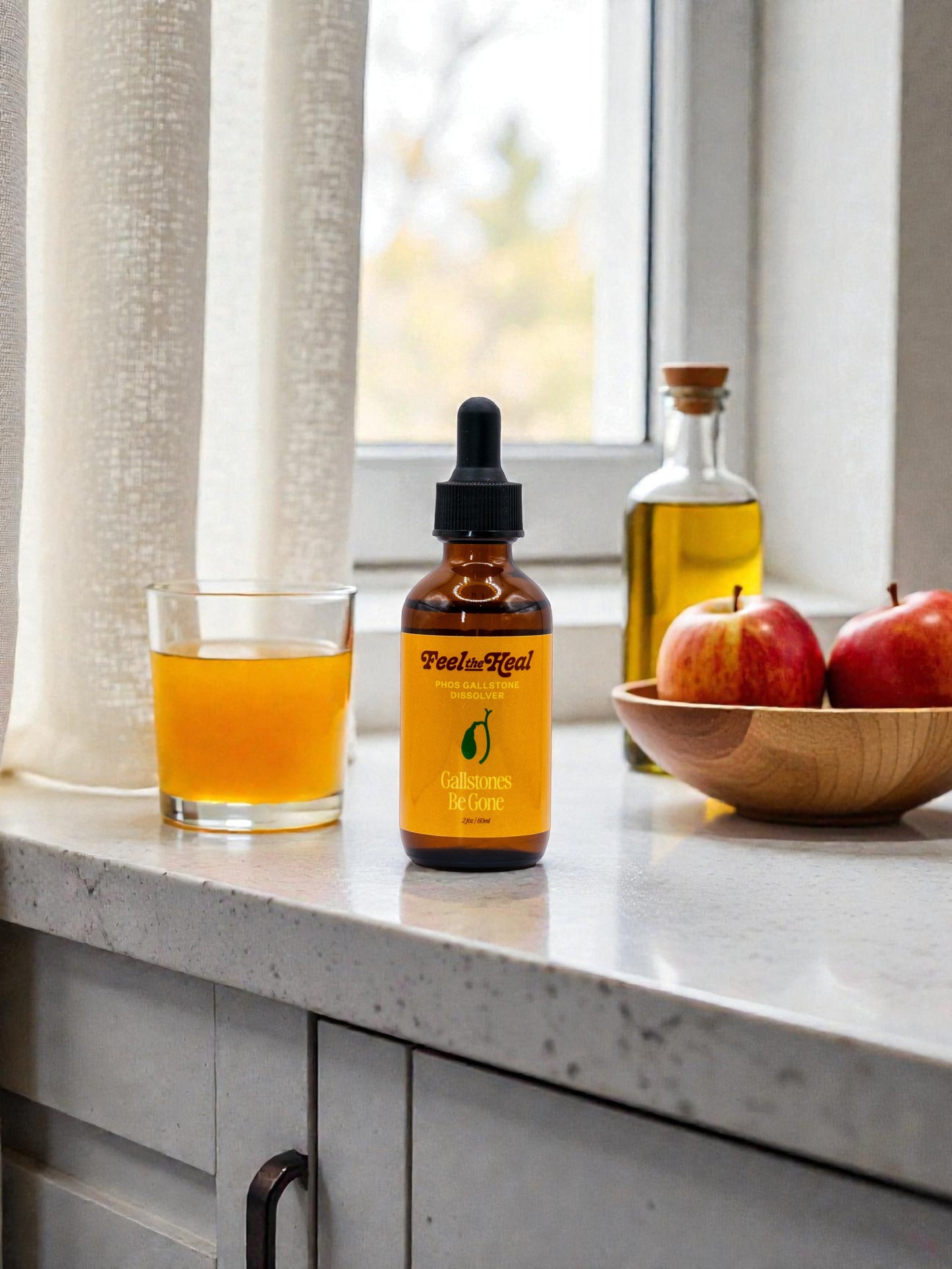 Feel the Heal Liver & Gallbladder Cleanse Drops | Natural Liquid Dissolver for Gallstones, Liver Detox, Bile Flow & Digestive Support