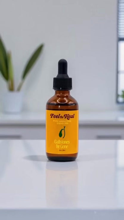 Feel the Heal Liver & Gallbladder Cleanse Drops | Natural Liquid Dissolver for Gallstones, Liver Detox, Bile Flow & Digestive Support