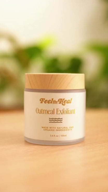 Bamboo Oatmeal Exfoliant | Gentle Face & Body Scrub | Natural Skincare