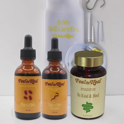 Parasite Detox Bundle Kit | Complete Gut Cleanse with Reusable Enema Bag & Herbal Protocol