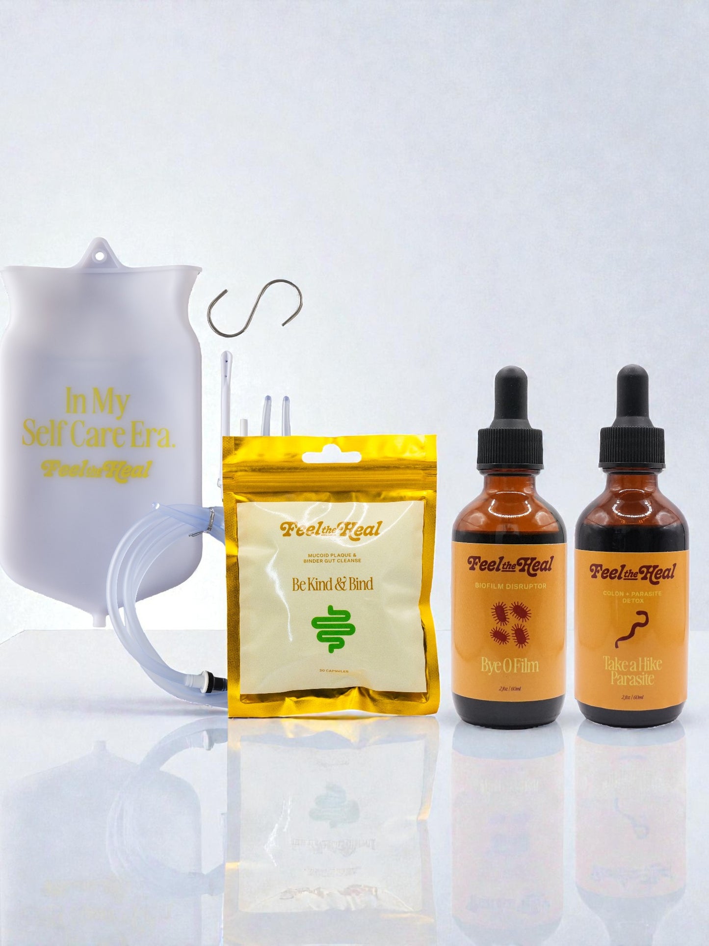 Parasite Detox Kit with reusable silicone enema bag