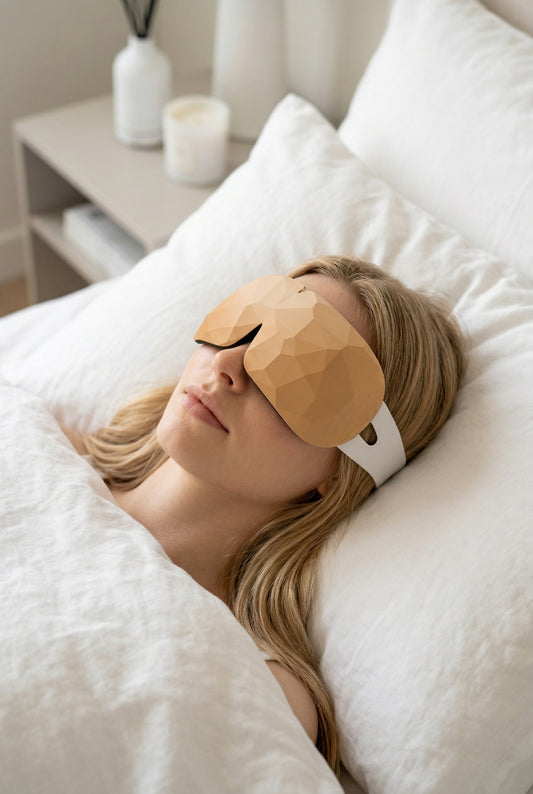 Feel the Heal Self Heating Eye Mask | Essential Oil Infused Disposable Mask for Better Sleep, Puffiness & Stress Relief